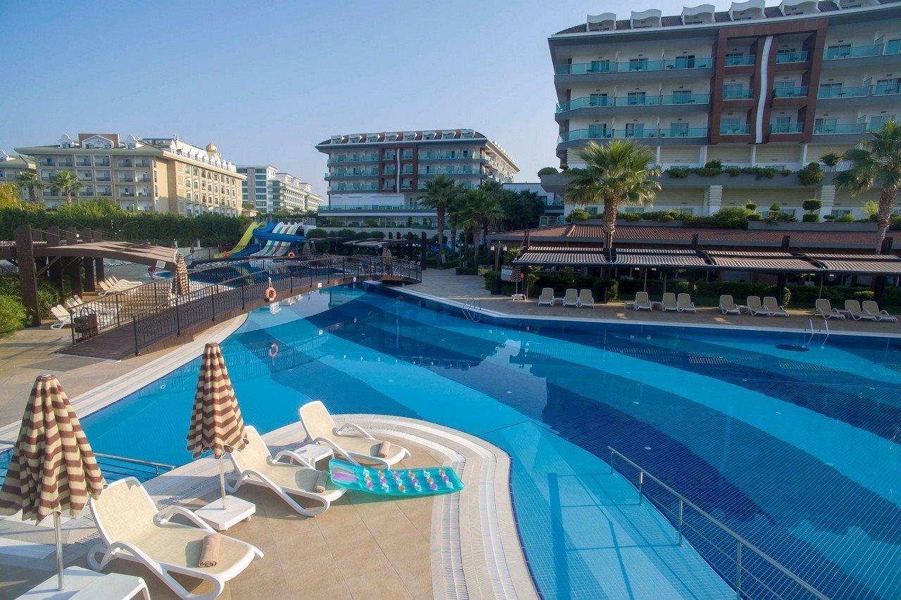 Hotel Adalya Ocean Deluxe Side Exterior foto